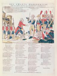 Songs of Rejoicing for the Peace between France and Germany (coloured engraving) | Obraz na stenu