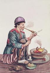 The tea merchant (w/c on paper) | Obraz na stenu