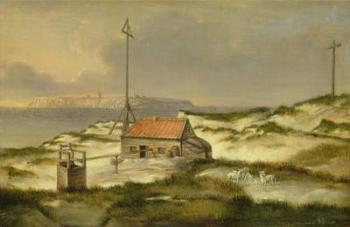 The Dunes of Helgoland, 1815 (oil on canvas) | Obraz na stenu
