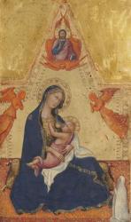 Madonna and Child (obverse), c.1415 (tempera on panel) | Obraz na stenu
