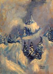 Big Horn Peak, 2009 (acrylic on wood) | Obraz na stenu