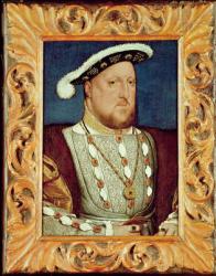 King Henry VIII (oil on oak panel) | Obraz na stenu
