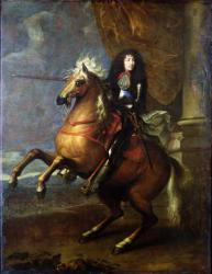 Equestrian Portrait of Louis XIV (1638-1715) c.1668 (oil on canvas) | Obraz na stenu