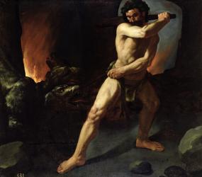 Hercules and Cerberus, c.1634 (oil on canvas) | Obraz na stenu