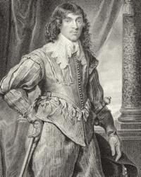 Portrait of William Hamilton, 2nd Duke of Hamilton (1616-51), from 'Lodge's British Portraits', 1823 (litho) | Obraz na stenu