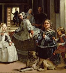 Las Meninas or The Family of Philip IV, c.1656 (oil on canvas) (detail of 405) | Obraz na stenu