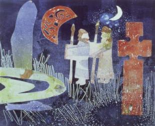 Midsummer Night, 1994 (monotype) | Obraz na stenu