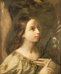 Angel of the Annunciation (oil on canvas) | Obraz na stenu
