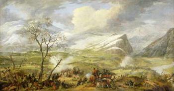 The Battle of Rivoli on the 14th January 1797 (oil on canvas) | Obraz na stenu