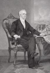 Abbott Lawrence (1792-1855) (litho) | Obraz na stenu