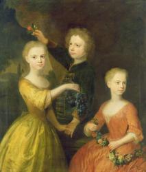 The Children of Councillor Barthold Heinrich Brockes (1680-1747) (oil on canvas) | Obraz na stenu