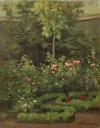 A Rose Garden, 1862 (oil on canvas) | Obraz na stenu