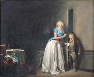 The Visit Received, 1789 (oil on canvas) | Obraz na stenu