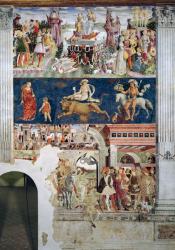 The Triumph of Venus: April from the Room of the Months, c.1467-70 (fresco) | Obraz na stenu