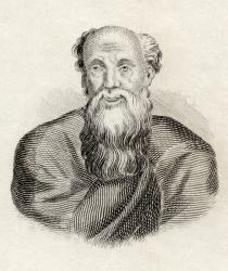 Democritus, from 'Crabbes Historical Dictionary', published in 1825 (litho) | Obraz na stenu