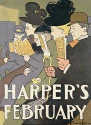 Harper's February, 1897 (colour litho) | Obraz na stenu