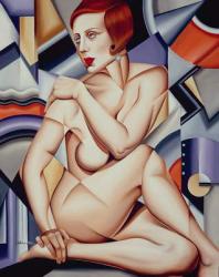 Cubist Nude (oil on canvas) | Obraz na stenu