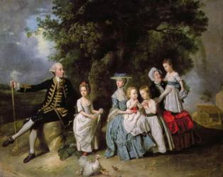 Group Portrait of the Colmore Family | Obraz na stenu