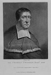 Portrait of Sir Thomas Twisden, from 'Characters Illustrious in British History', 1815 (litho) (b/w photo) | Obraz na stenu