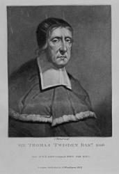 Portrait of Sir Thomas Twisden, from 'Characters Illustrious in British History', 1815 (litho) (b/w photo) | Obraz na stenu