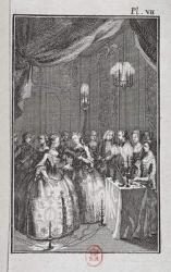 Reception of Ladies at the Lodge of Mopses (engraving) (see also 224624) | Obraz na stenu