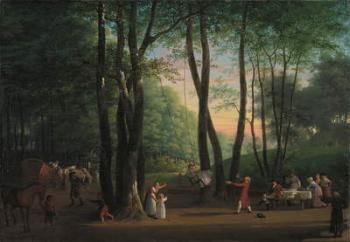 The Dancing Glade at Sorgenfri, North of Copenhagen, 1800 (oil on canvas) | Obraz na stenu