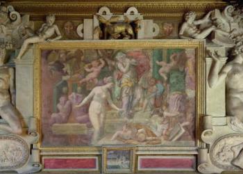 Venus at the Fountain, from the Galerie Francois I, 1535-40 (fresco) | Obraz na stenu
