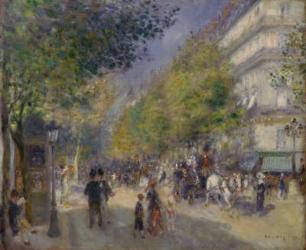 The Boulevards (Les Grands Boulevards), 1875 (oil on canvas) | Obraz na stenu