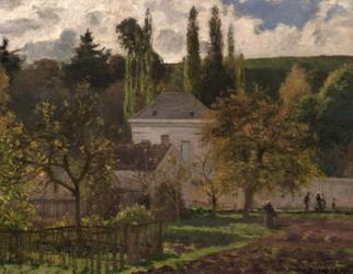 House in the Hermitage, Pontoise, 1873 (oil on canvas) | Obraz na stenu