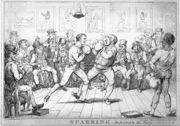 Sparring, 1817 (etching) | Obraz na stenu