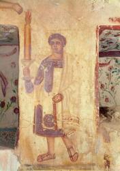 Torch bearer, from the Tomb of Aelia Arisuth (fresco) | Obraz na stenu