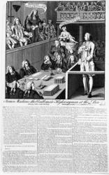 James Macleane the Gentleman Highwayman at the Bar, 1750 (engraving) | Obraz na stenu