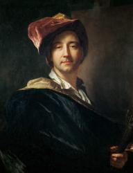 Self Portrait in a Turban, 1700 (oil on canvas) | Obraz na stenu