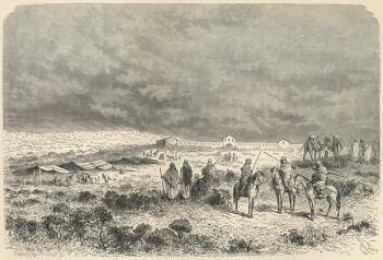 A Smala: Algeria (engraving) | Obraz na stenu