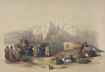 Tomb of Aaron, from 'The Holy Land', engraved by Louis Haghe (1806-85) (colour litho) | Obraz na stenu