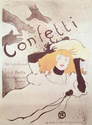 Confetti, 1893 (colour litho) (see also 84459) | Obraz na stenu