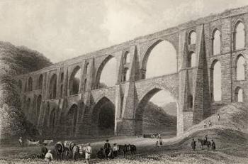 Aqueduct of the Emperor Valens, near Pyrgo, Turkey, engraved by R. Wallis (engraving) | Obraz na stenu