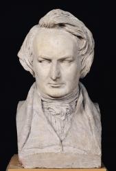 Bust of Victor Hugo (1802-85) aged 35, 1837 (plaster) | Obraz na stenu