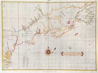 The Velasco Map, facsimile, 1610 (coloured engraving) | Obraz na stenu