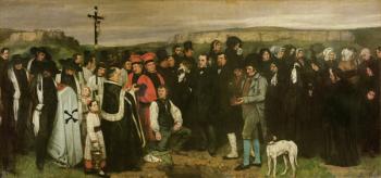 Burial at Ornans, 1849-50 (oil on canvas) | Obraz na stenu