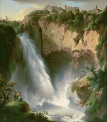 The Falls of Tivoli (oil on canvas) | Obraz na stenu