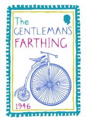 The Gentleman's Farthing, pen and ink, digitally coloured | Obraz na stenu