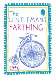 The Gentleman's Farthing, pen and ink, digitally coloured | Obraz na stenu