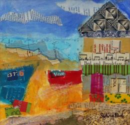 B&B by the Sea 2013, acrylic/paper collage | Obraz na stenu