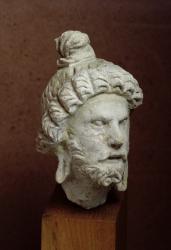 Head of Brahma, Afghanistan, 2nd-4th century (stone) | Obraz na stenu