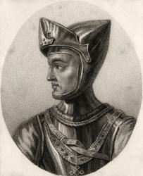 Henry of Grosmont, Duke of Lancaster, from 'A Catalogue of the Royal and Noble Authors', published 1806 (litho) | Obraz na stenu