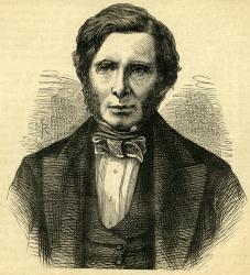 John Ruskin (1819-1900) (engraving) | Obraz na stenu
