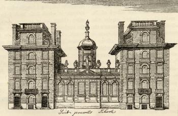 Old St. Paul's School (engraving) | Obraz na stenu