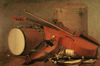Musical Instruments (oil on canvas) | Obraz na stenu