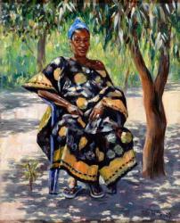 Woman Sitting, 2004 (oil on canvas) | Obraz na stenu